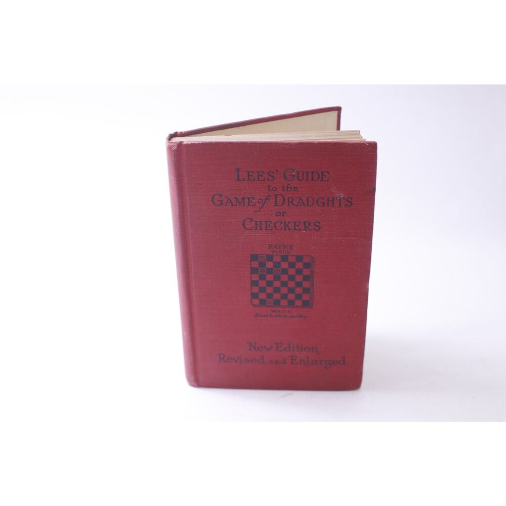 Lees' Guide to the Game of Draughts or Checkers, 1940, David McKay, Hardcover,